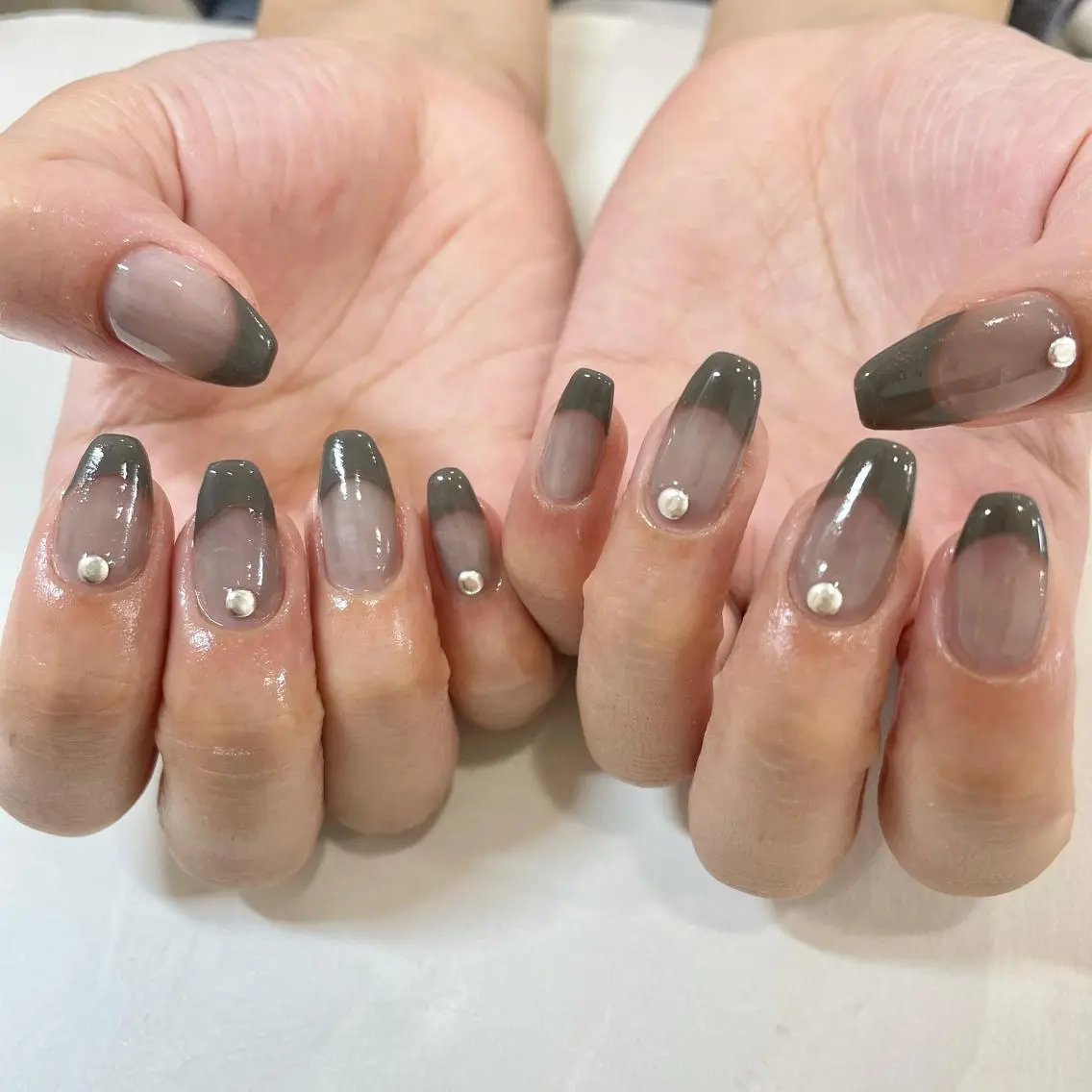 ネイル フレンチネイル 🎀AYAKO 🎀中韓ネイルのネイルデザイン