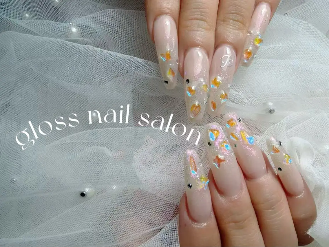 ネイル ハンドネイル ゆり🌷 gloss nailのネイルデザイン