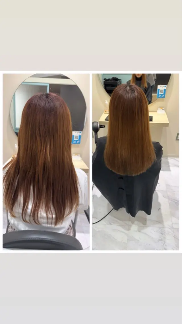 セミロング 縮毛矯正 トリートメント 丹野 圭太のヘアスタイル