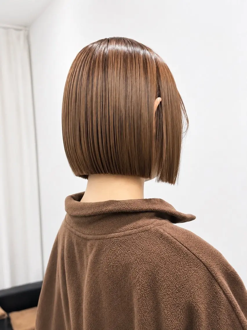 ショート ボブレイヤー ボブ レイヤーカット ウルフカット 𝐜𝐨𝐚 𝐦𝐨𝐦𝐨𝐞のヘアスタイル