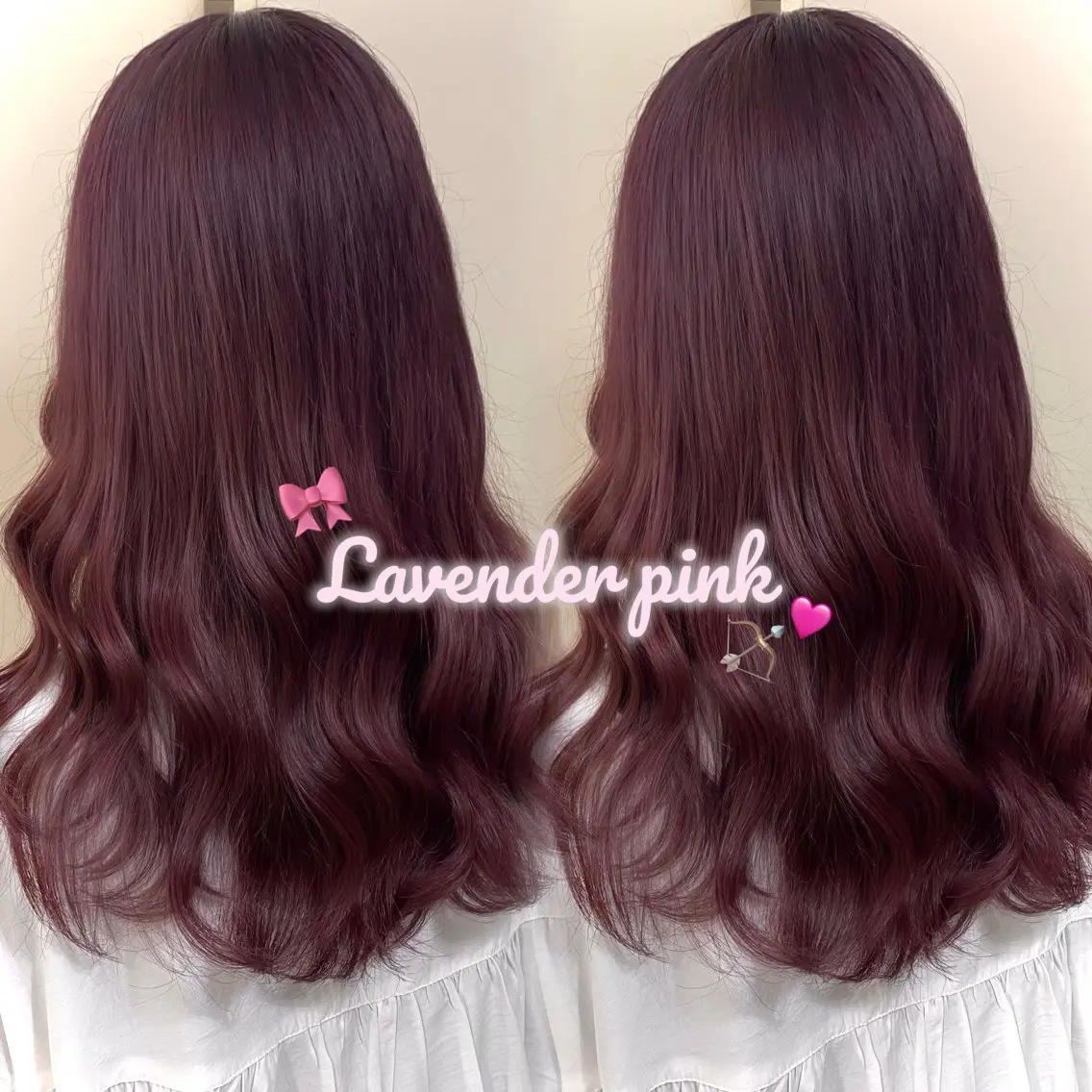 ロング カラー ブリーチ ダブルカラー ラベンダーカラー ラベンダーピンク ブリーチなしカラー ヘアカラー トリートメント 新宿/艶カラー 🎀韓国ヘアKANAのヘアスタイル