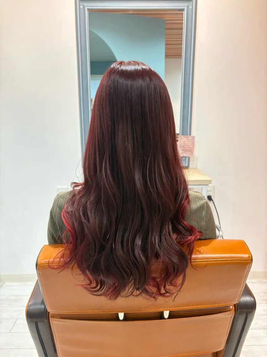 ロング カラー インナーカラー カット ヘアカラー トリートメント ✨️💎山口 真依💎✨️のヘアスタイル
