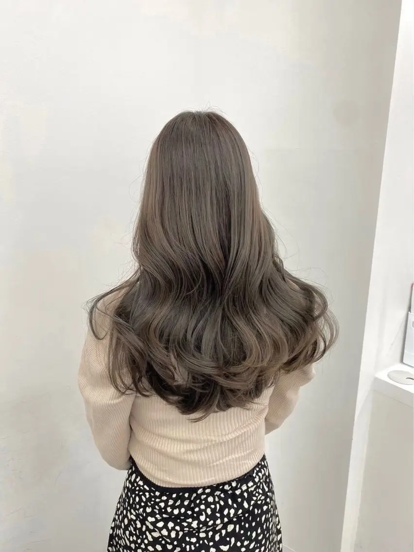 ロング カラー カット 縮毛矯正 ヘッドスパ ヘアセット ♡⃛赤み消し ♡⃛ 淡色特化✨️Rimuのヘアスタイル