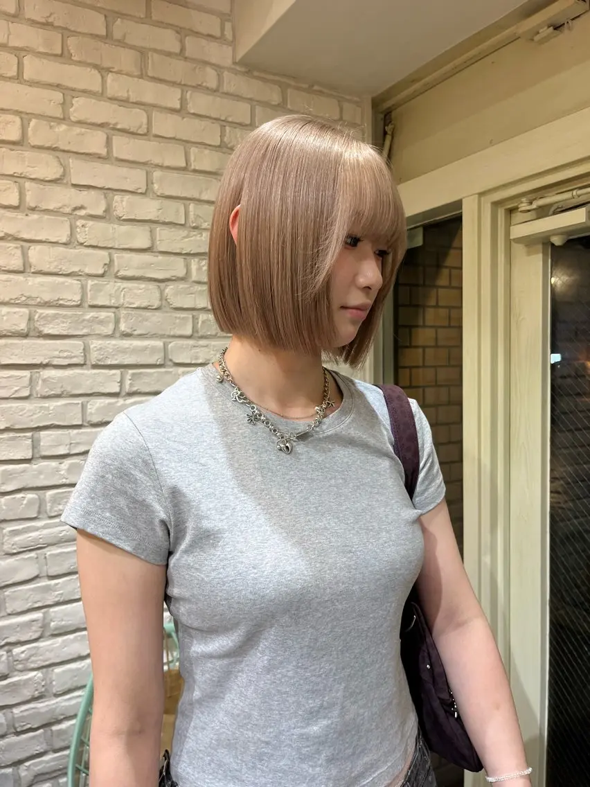 ショート カット ヘアカラー ミジュ/ メンズモデル募集のヘアスタイル