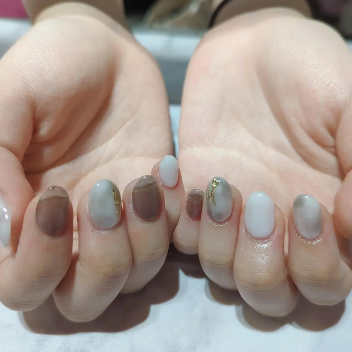ネイル あ きのネイルデザイン