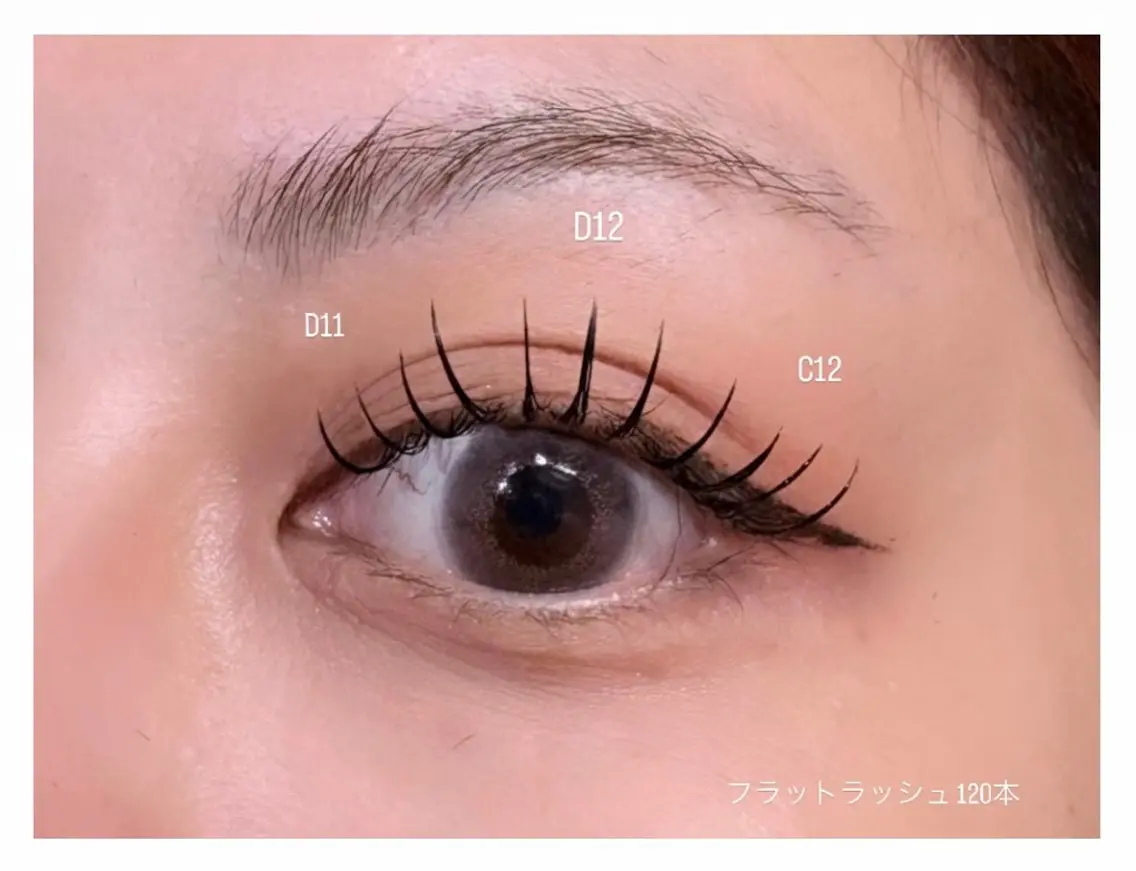 マツエク練習モデル 80本～120本（J.C.D   8～14  0.15or0.2）オフの写真