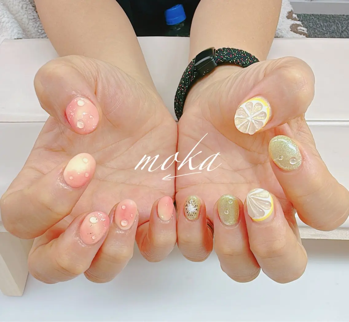 ネイル ハンドネイル ハンドケア 胡蝶蘭レディースサロ ンNailMOKAのネイルデザイン
