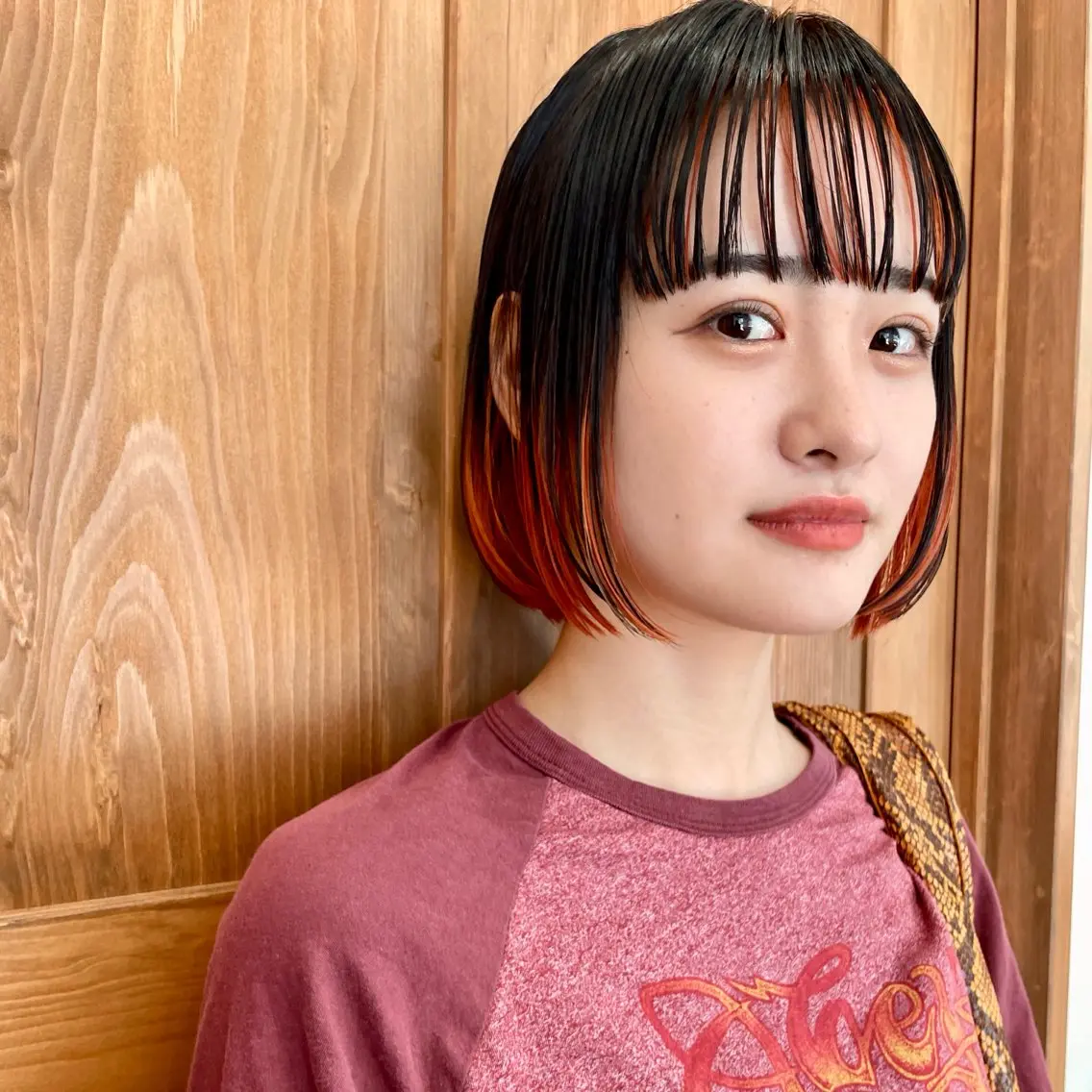 ミディアム カラー beronica ベロニカのヘアスタイル