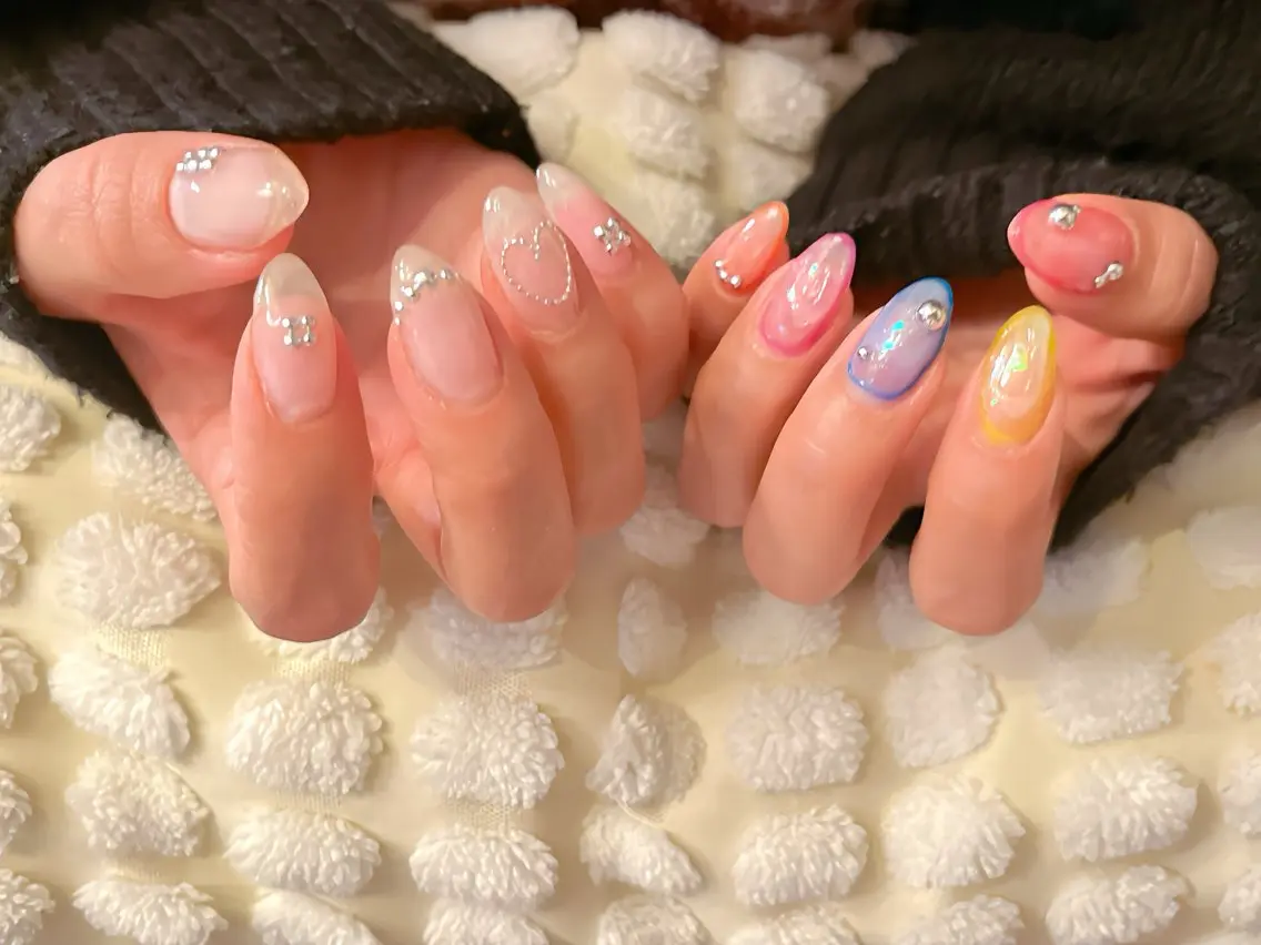 ネイル フラッシュネイル ジェルネイル マグネットネイル 持ち込み シンプルネイル em Nailのネイルデザイン