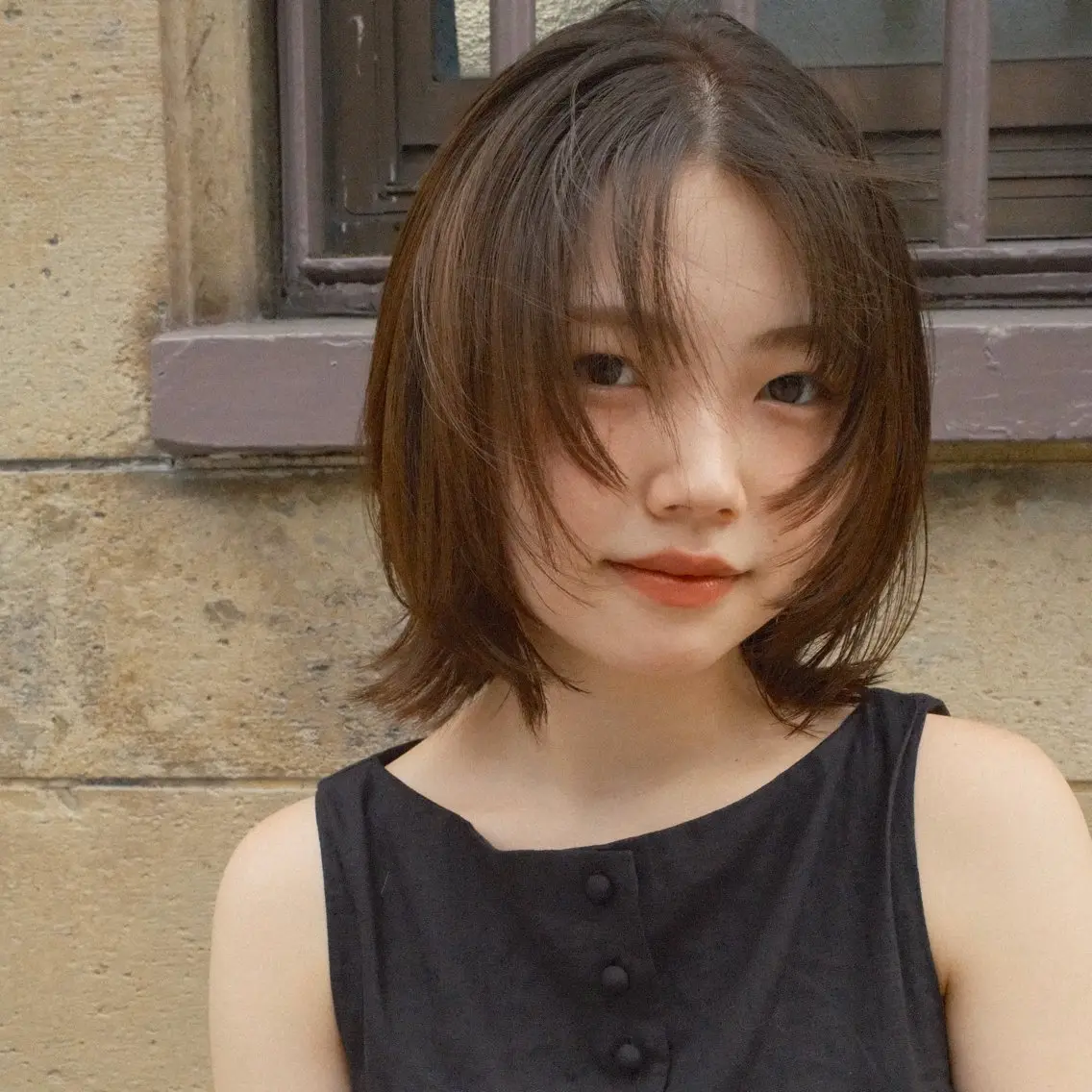 ミディアム カラー カット ヘアカラー パーマ/透明感カラー 元町🌱takutoのヘアスタイル