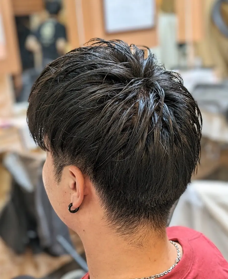 ショート メンズ マッシュ 三村 姫花のヘアスタイル
