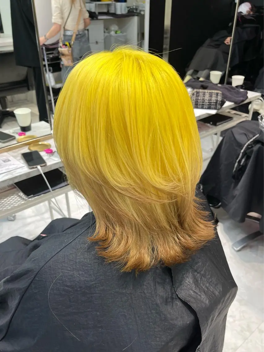カラー レイヤーカット TENSHOのヘアスタイル