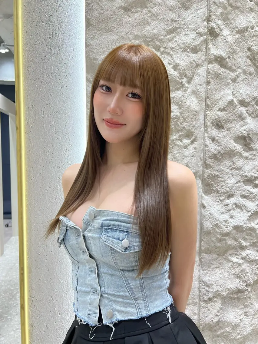 ロング カラー ヘアカラー トリートメント 銀座マンツーマン♡ 艶髪/佐藤カコのヘアスタイル
