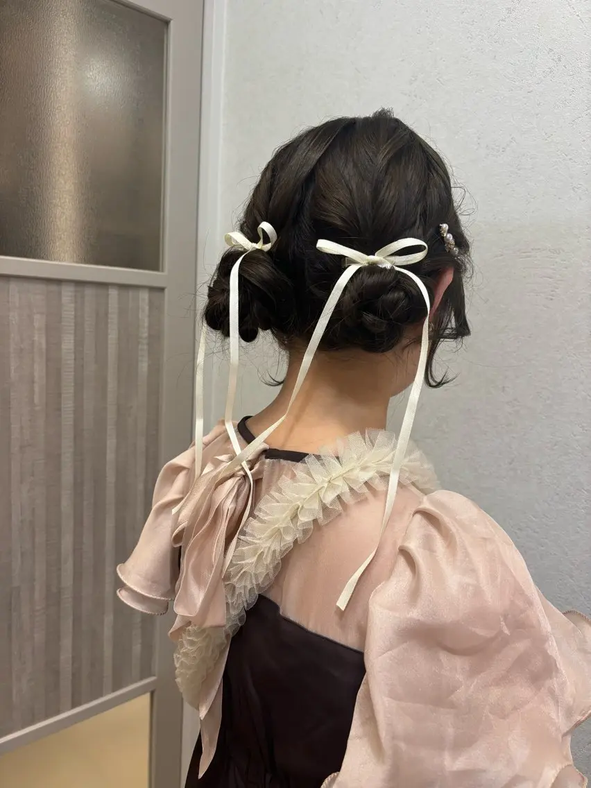 ヘアアレンジ カット ヘアカラー 縮毛矯正 トリートメント ヘッドスパ 【完全個室】髪質改善 暖色カラー/山崎唯奈のヘアスタイル