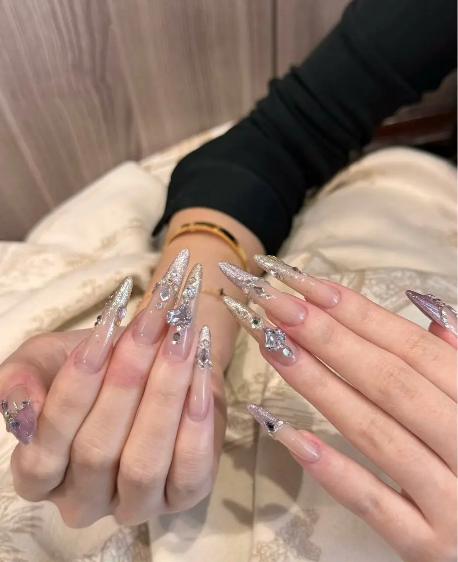 ネイル アートネイル フレンチネイル マグネットネイル ミラーネイル オフィスネイル ハンドネイル Blossom nail_研修のネイルデザイン