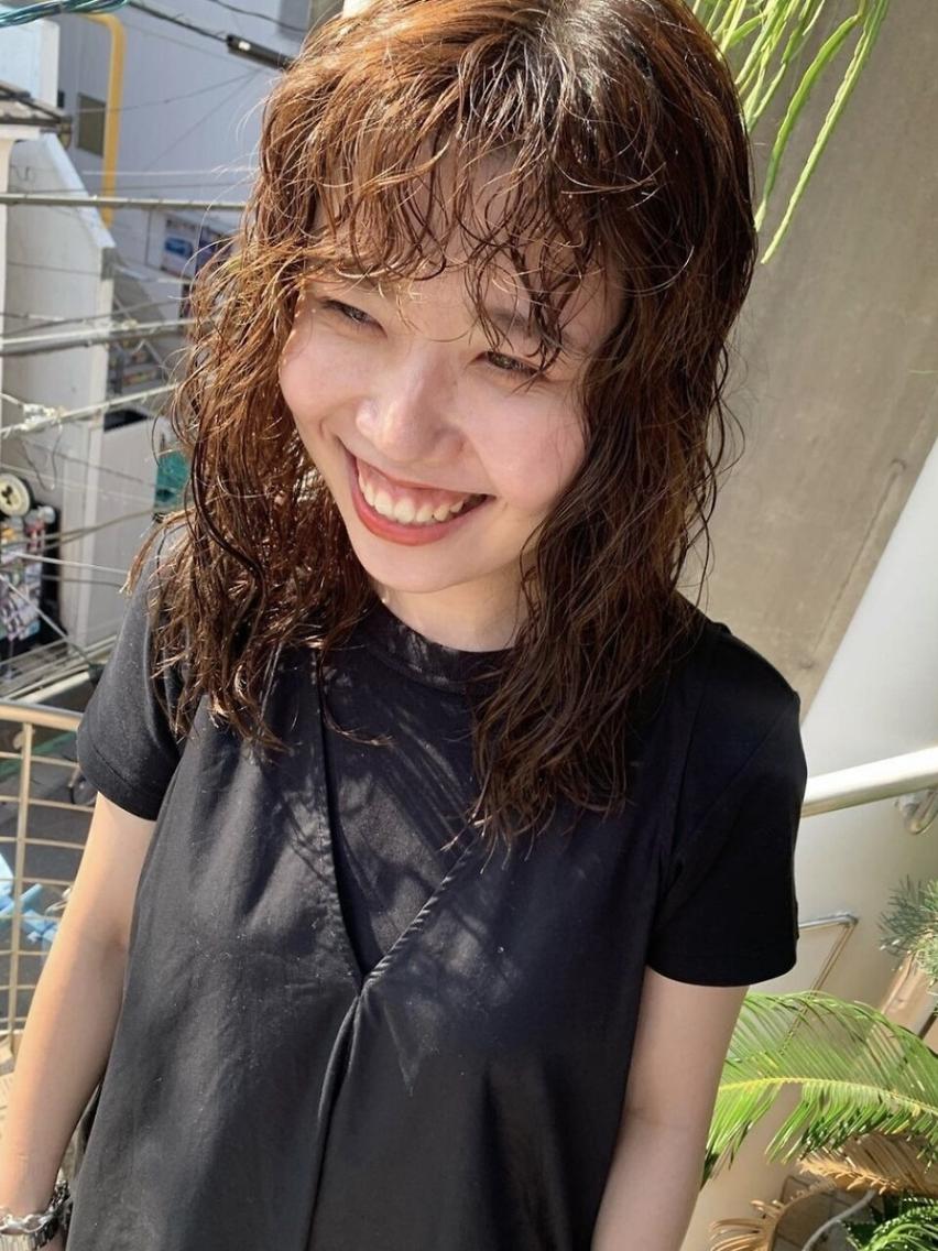 🍒カット+ウエーブパーマ+トリートメント🍒(リピーター)の写真