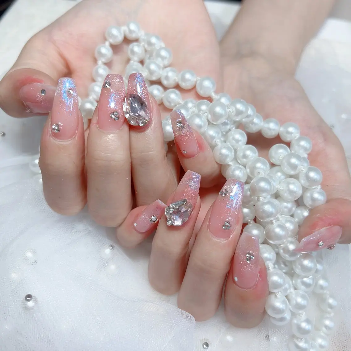 ネイル ハンドネイル M 🌷Nail 長さだし専門店のネイルデザイン