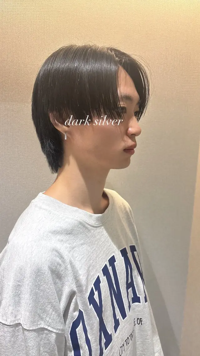 ショート カラー メンズ メンズブリーチ ブリーチ 髪質改善カラー ベージュ🤎YUMEのヘアスタイル
