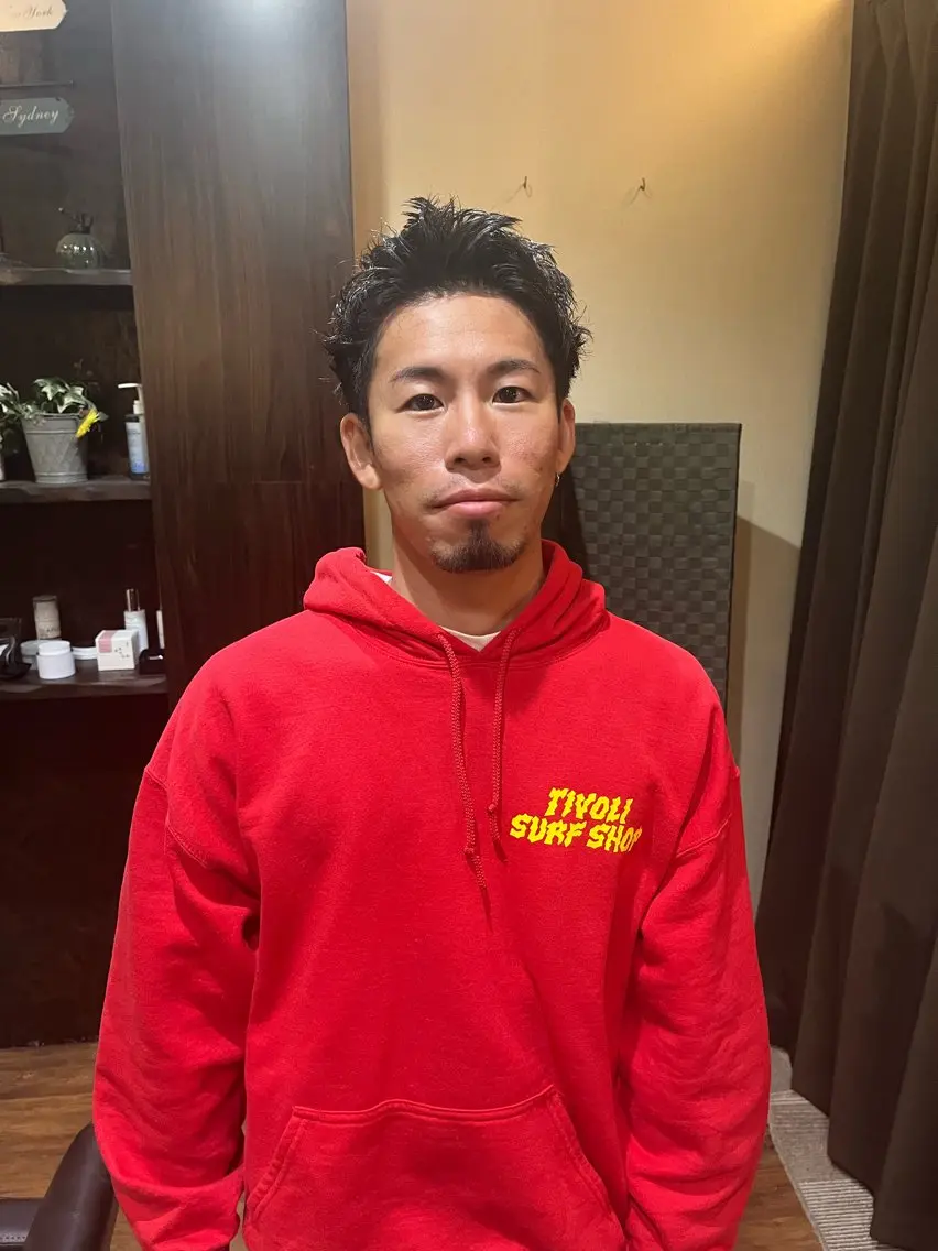 ショート パーマ メンズ ショートヘア パーマが得意な【最高 悠斗】のヘアスタイル