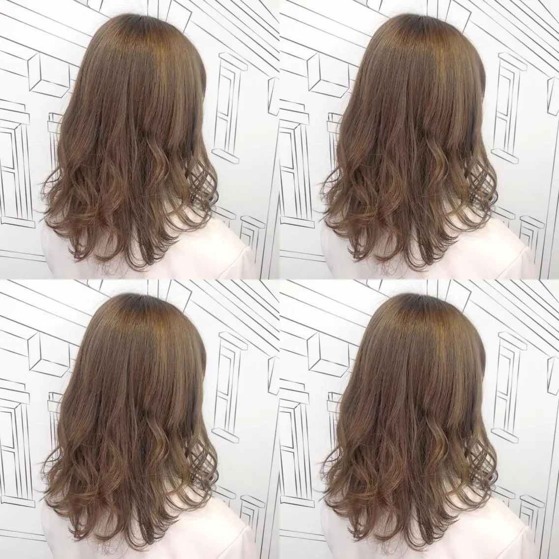 ミディアム カラー ベージュカラー ミルクティーベージュ TOMOKA 艶髪/髪質改善🫧のヘアスタイル