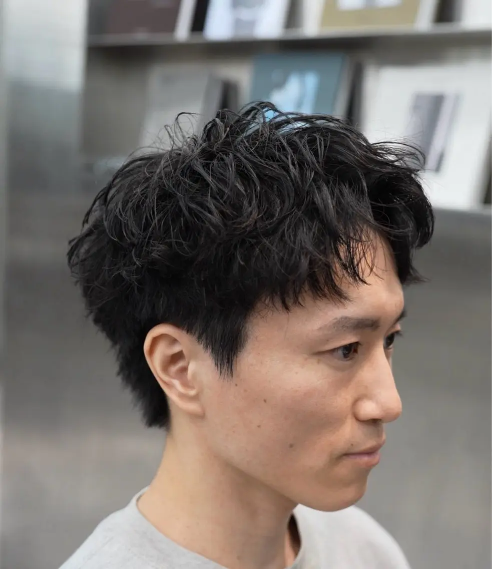 カット+ルーズパーマ カットはスタイリストがして下さいます💁の写真