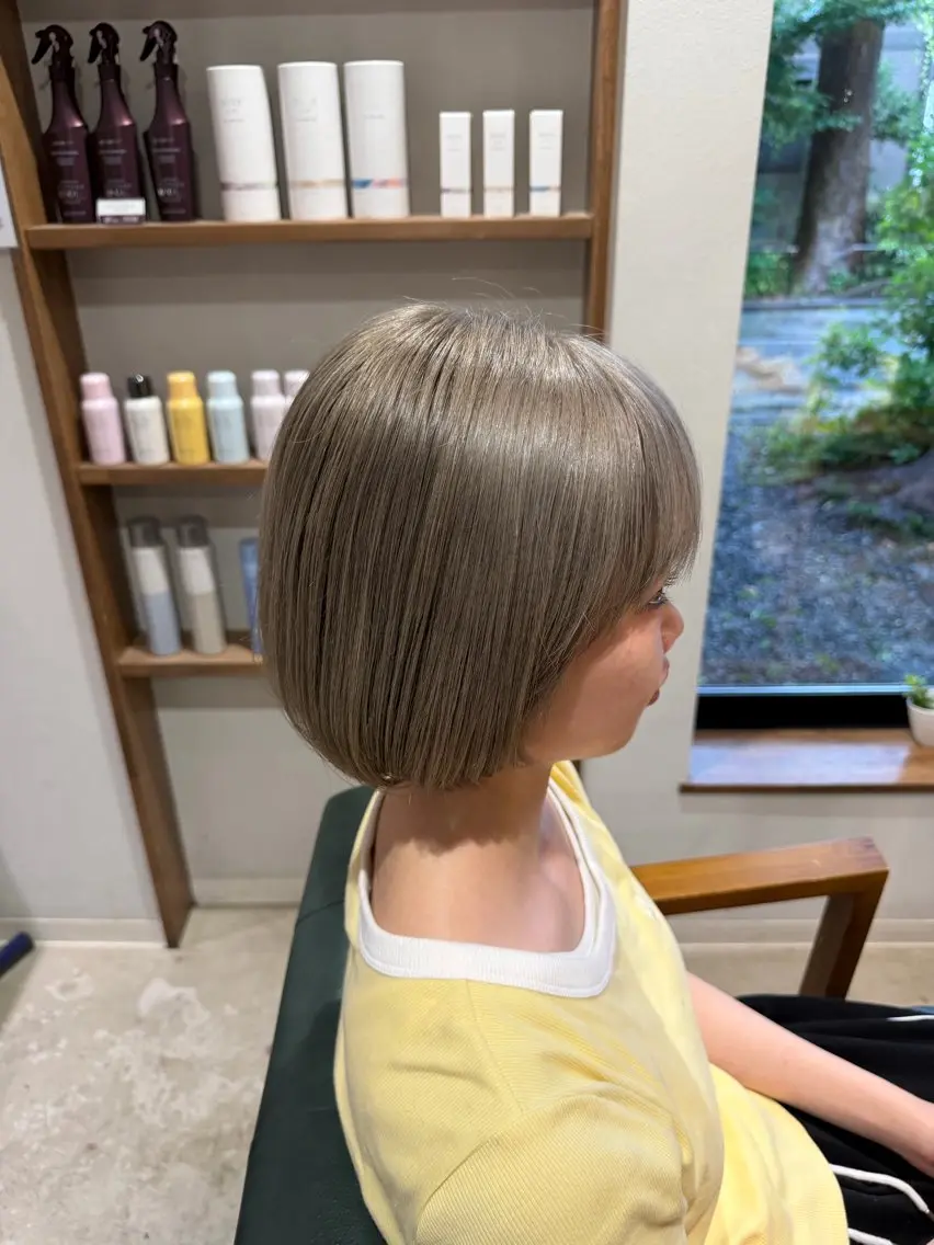 ショート ヘアカラー トリートメント 品のある垢抜けヘア 特化🫧空　龍之介のヘアスタイル