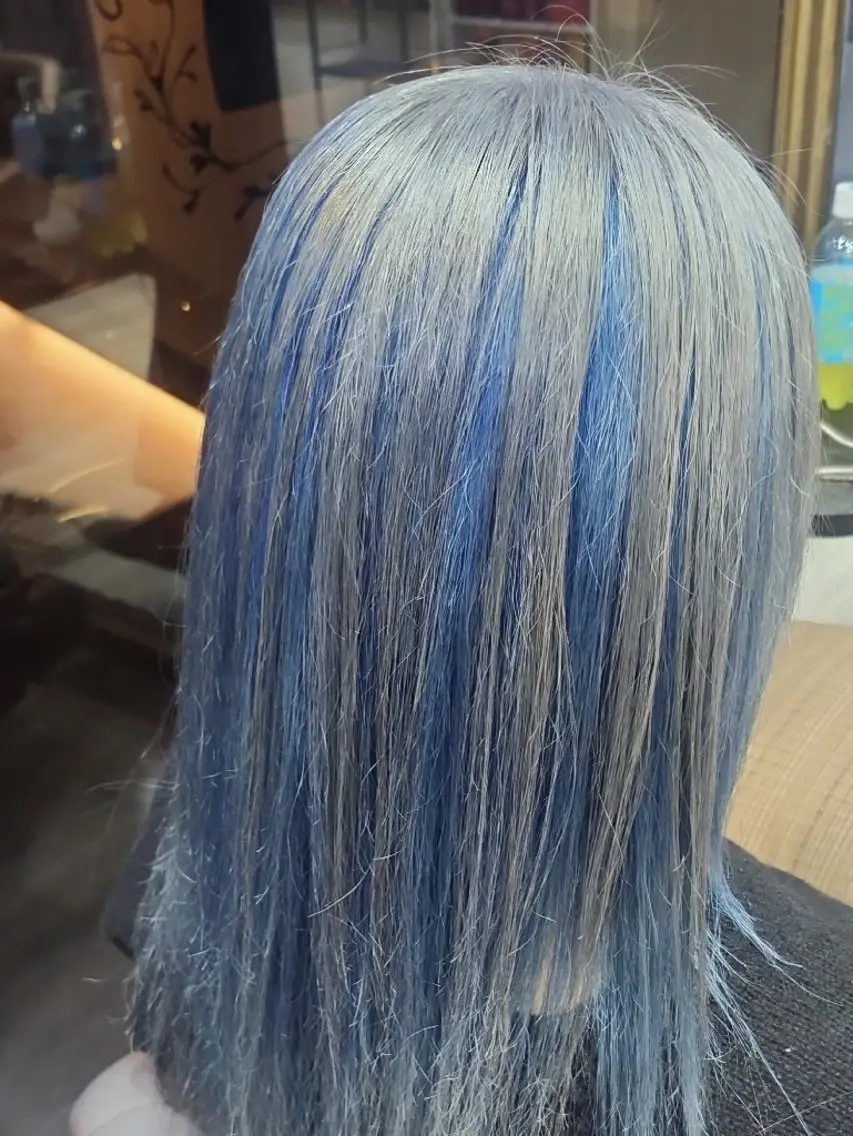 セミロング カラー トリートメント ヘアカラー will こむぎのヘアスタイル