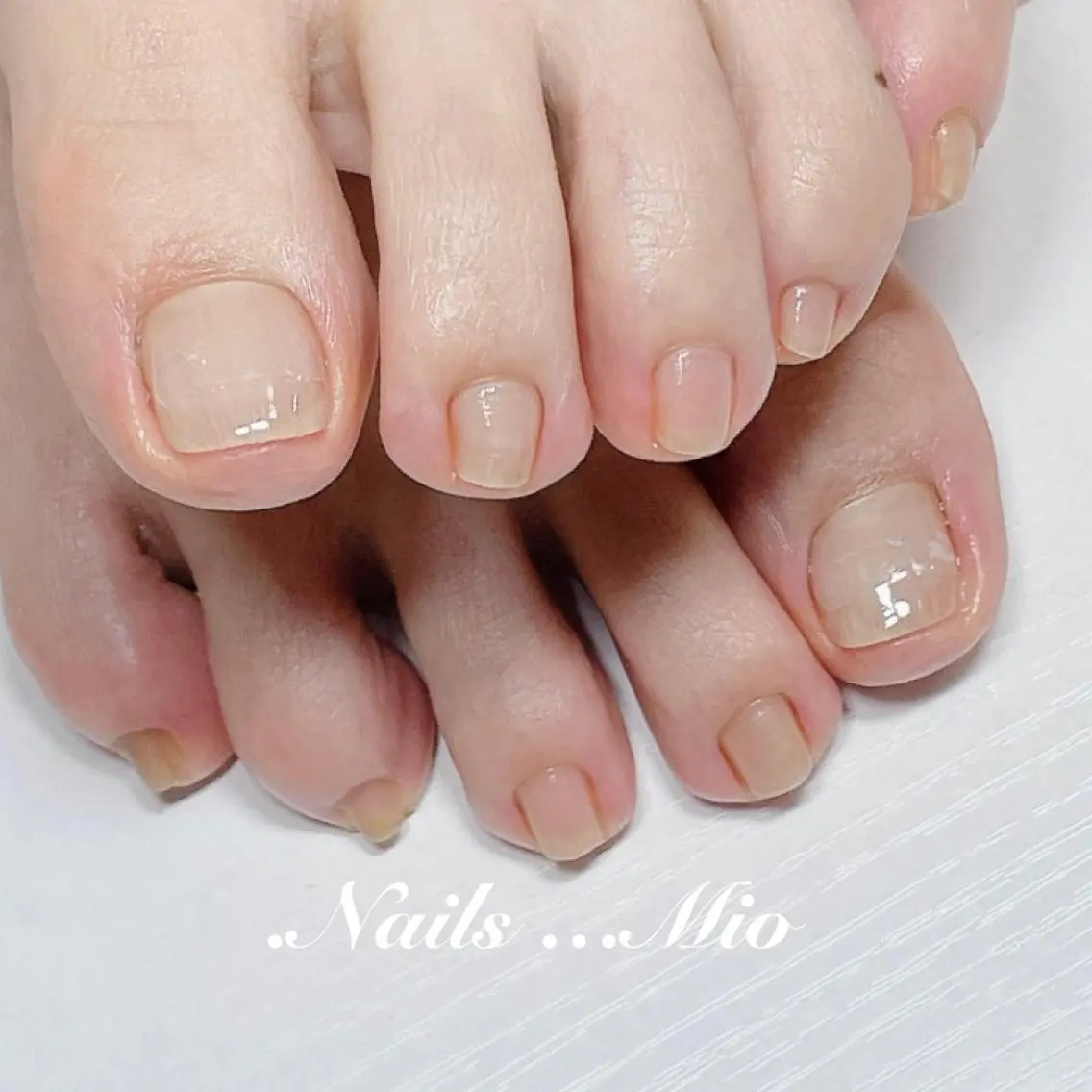 ネイル フットネイル フットネイル .Nails Mio 赤羽西ネイルサロンのネイルデザイン