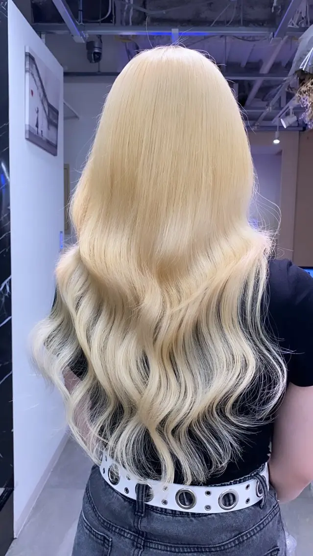 ロング カラー プルエクステ ハイトーンカラー エクステ エクステ 🧡YUKA🧡 渋谷/プルエクステのヘアスタイル