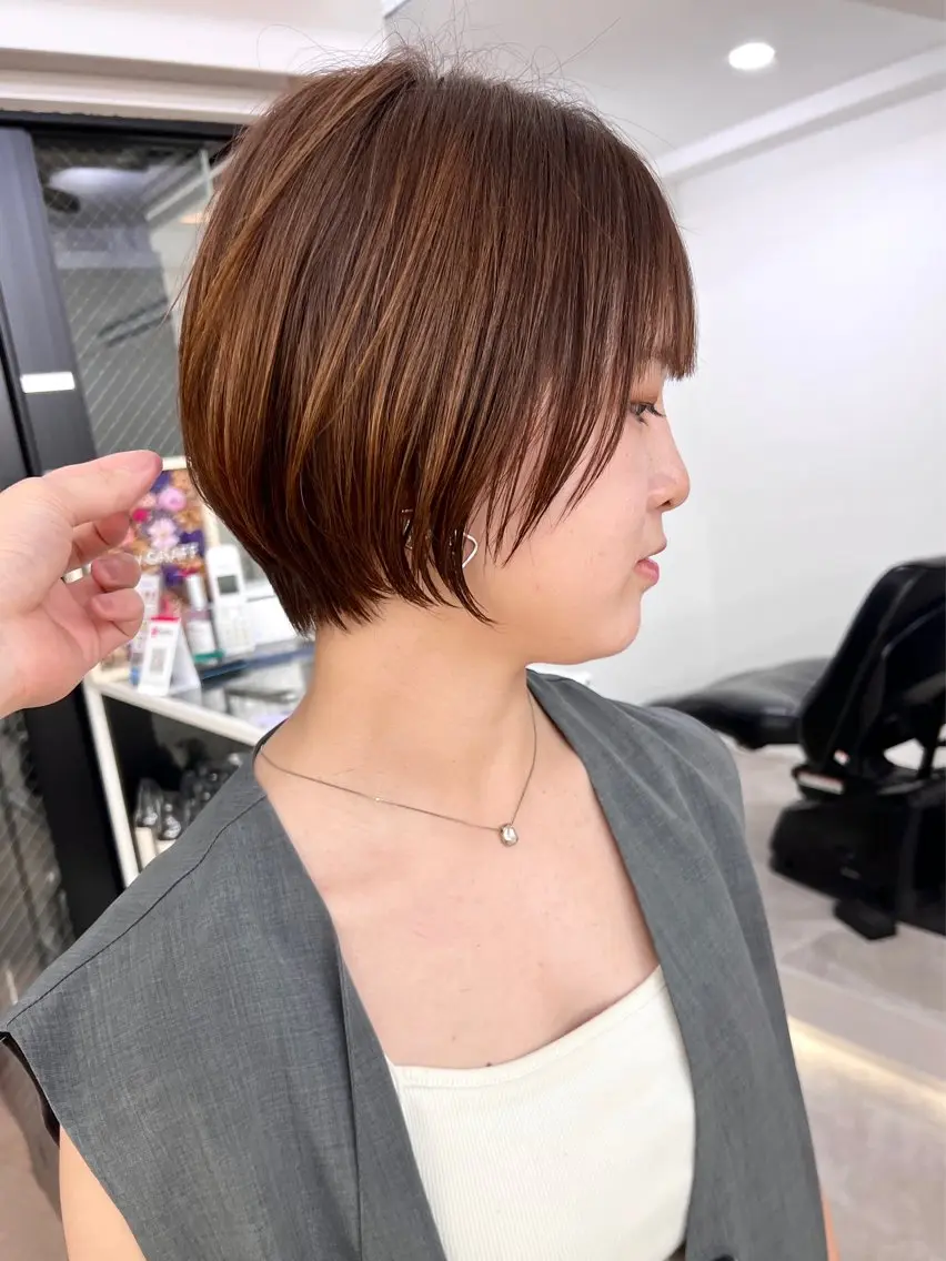 ショート 大人可愛いショート/ オシャレボブ田中大貴のヘアスタイル