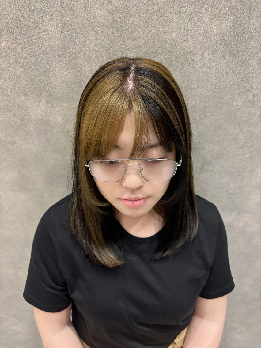 カラー 透明感カラー/艶髪 MOMOのヘアスタイル