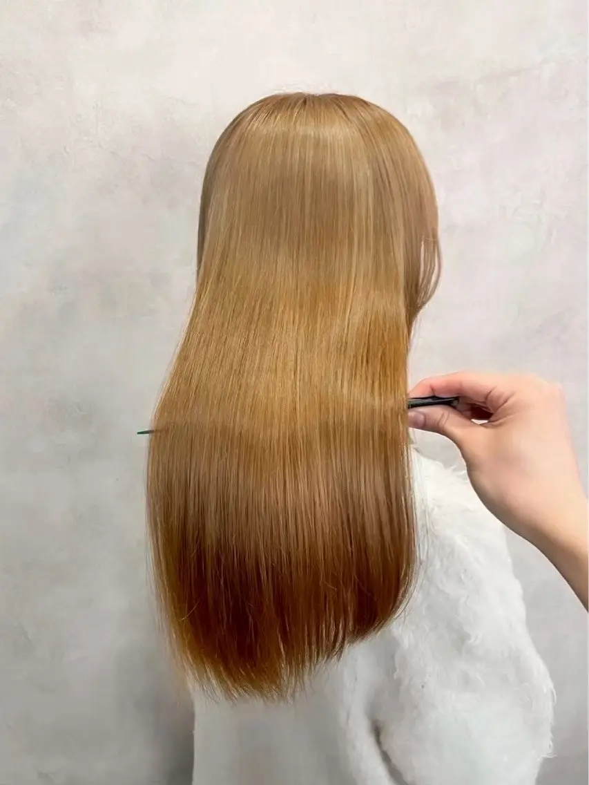 セミロング 🫧縮毛矯正 かとうよしき🫧のヘアスタイル