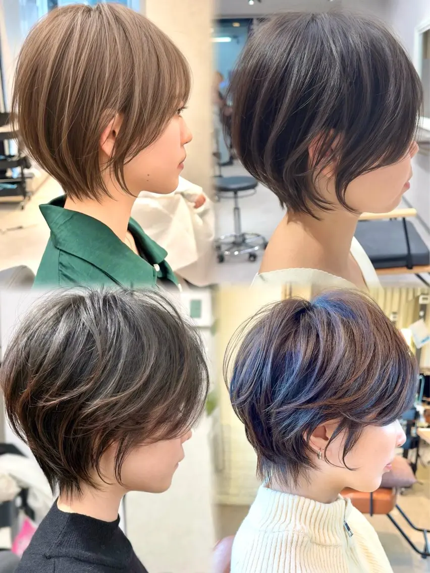 ショート カラー ⭐️銀座/ショート/ 艶カラー/りょうがのヘアスタイル