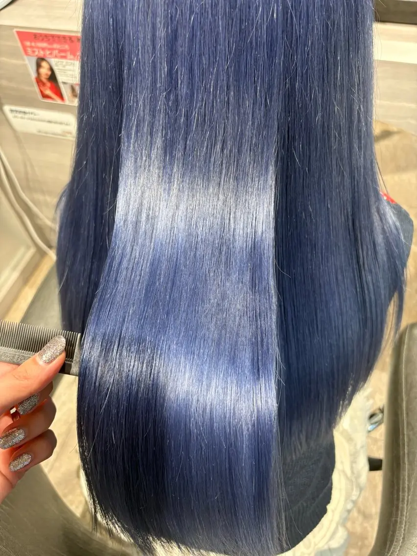 ロング カラー ヘアカラー トリートメント 宮原 佳苗のヘアスタイル
