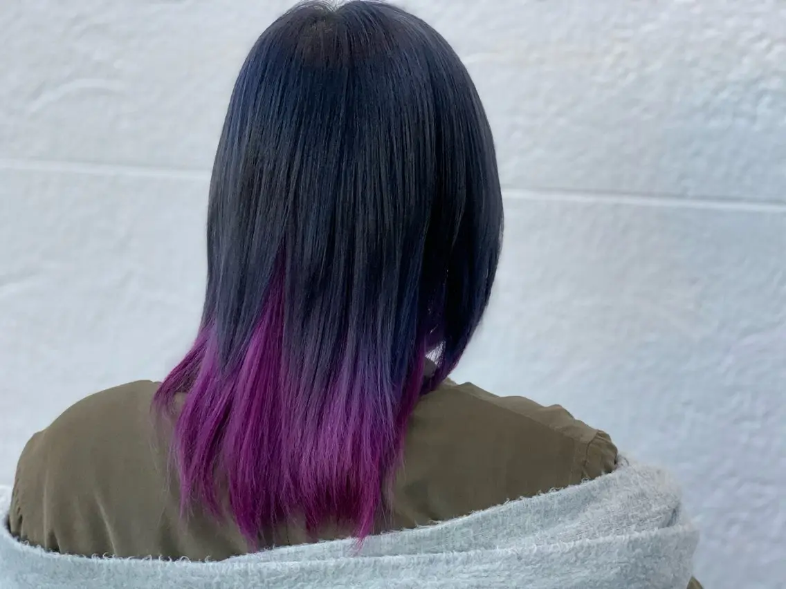 セミロング 新宅 綾乃のヘアスタイル
