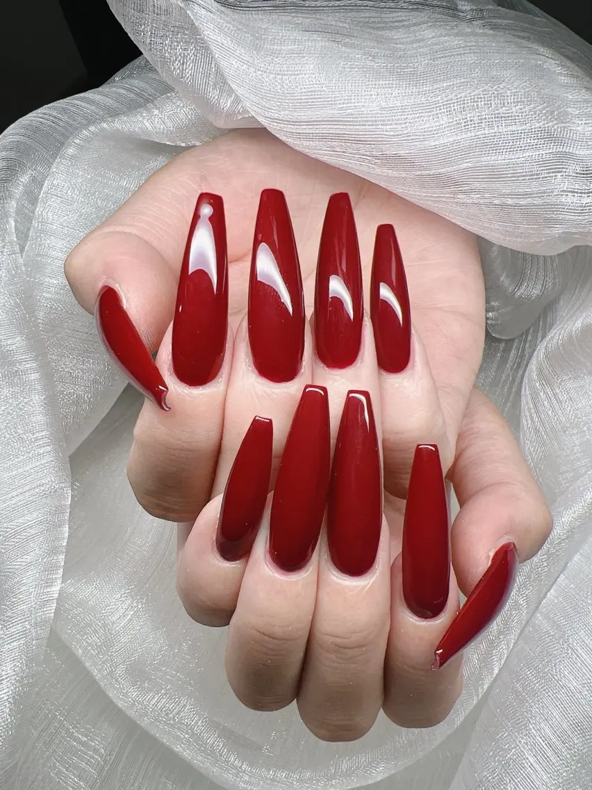 ネイル 長さ出し グラデーション 卒業式 キラキラネイル マグネットネイル ハンドネイル Lee Nails チップ長さだし専門店のネイルデザイン