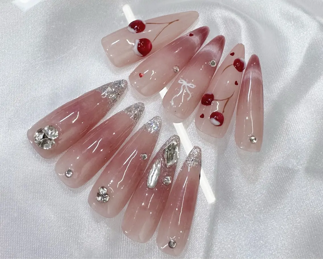 ネイル ハンドネイル NON🎀韓国 ちゅるんワンホン🎀のネイルデザイン