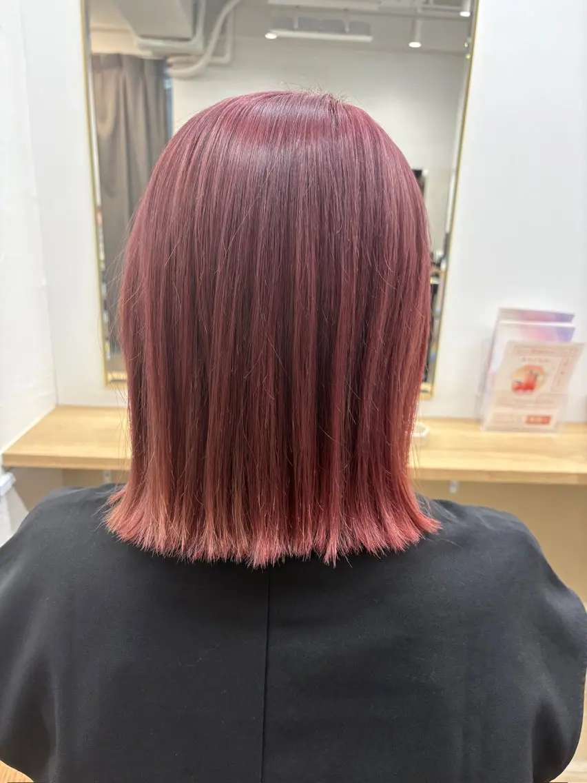 ミディアム カラー ヘアカラー a. ririのヘアスタイル