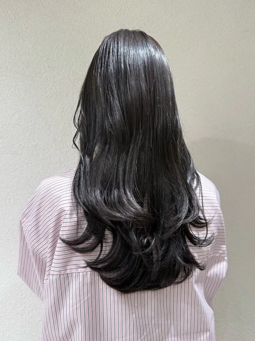 【🪟5月限定🪟】カット+透明感カラー(ケアトリートメント込)の写真
