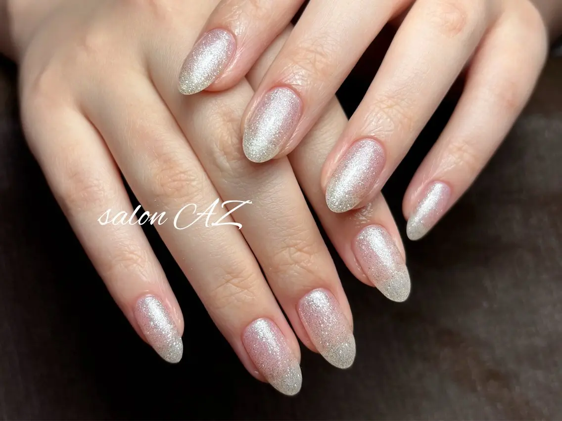 ネイル アートネイル 長さ出し フットネイル フレンチネイル ジェルネイル ハンドネイル salon AZのネイルデザイン