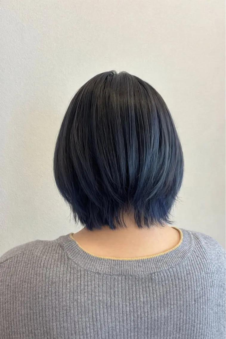 カラー ブルーカラー ヘアカラー LiTA 浜線店 小野寺のヘアスタイル
