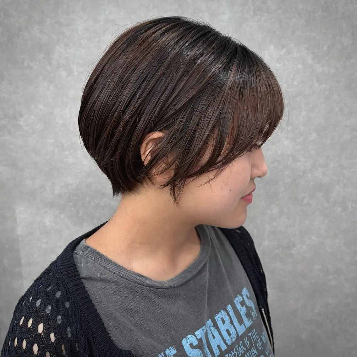 ショート 丸みショート ショートヘア ショート/ウルフ カットモデル募集のヘアスタイル