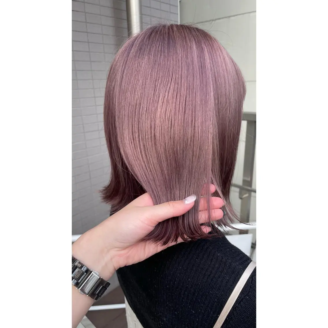 ミディアム カラー ヘアカラー トリートメント 梅田/髪質改善カラー ❄︎ mikiのヘアスタイル