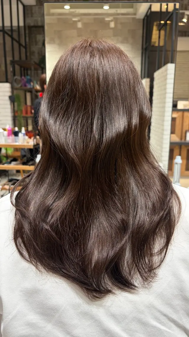 ロング カラー 透明感カラー グレージュ モカグレージュ ヘアカラー The C 海老名 まこ🎀のヘアスタイル