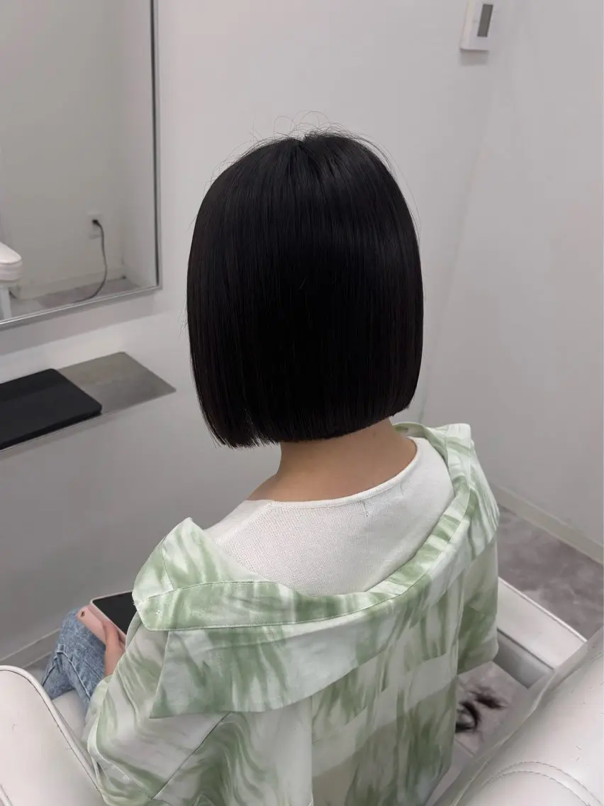 カット【ワンレングスボブ】の写真