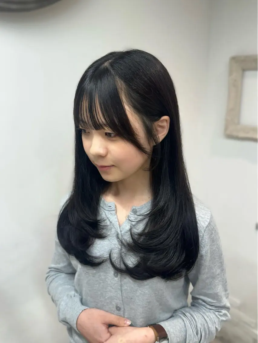 ✩.* レイヤーカット *.✩デビューに向けてカットモデル様募集中🍎5cm以上のカット シャンプー＆トリートメント付きの写真