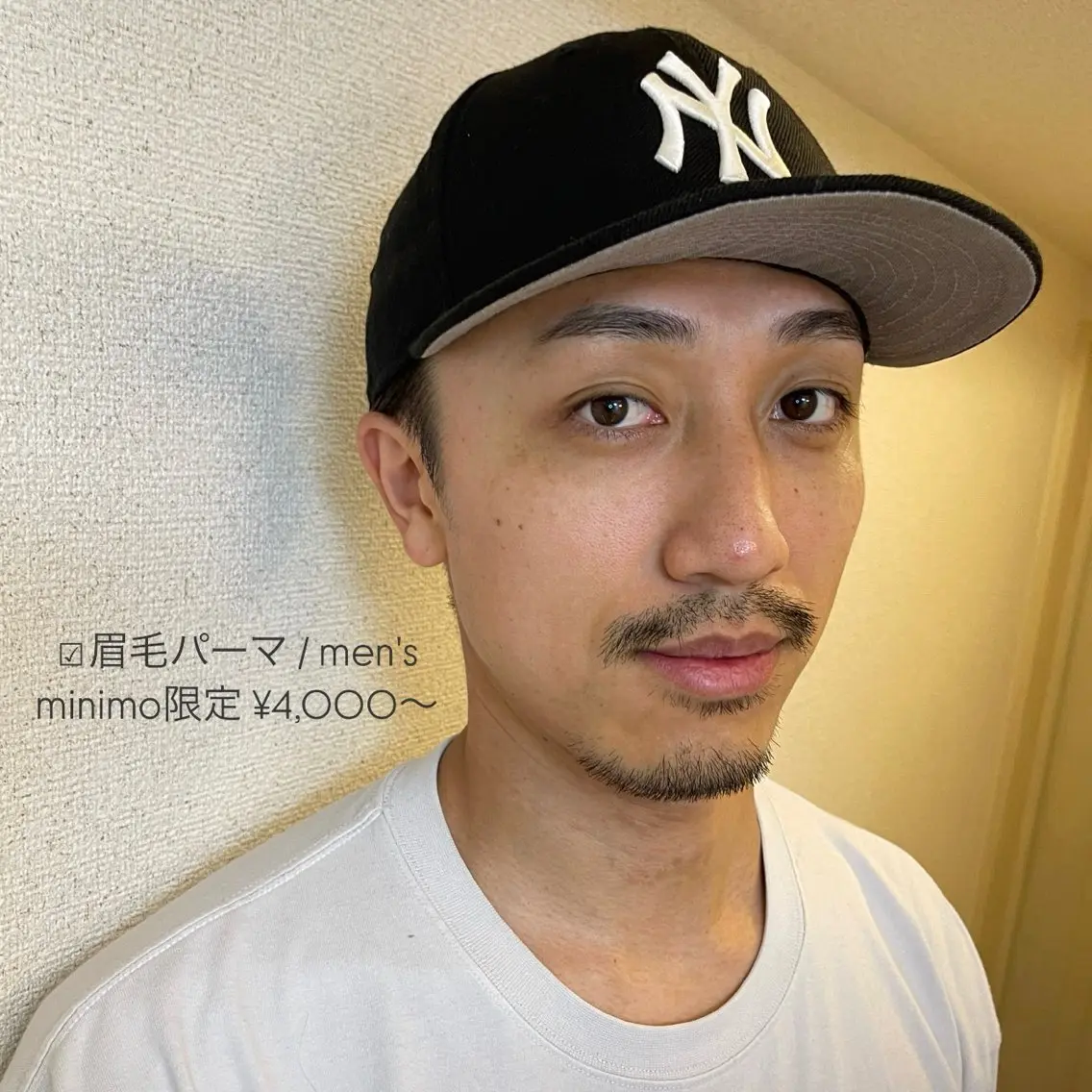 メンズ アイブロウ メンズパーマ 【ena】恵比寿/ chiba 🪿🤍のマツエク・マツパデザイン