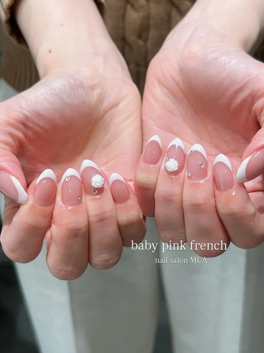 ネイル ピンク ハンドネイル nail salon MUAのネイルデザイン