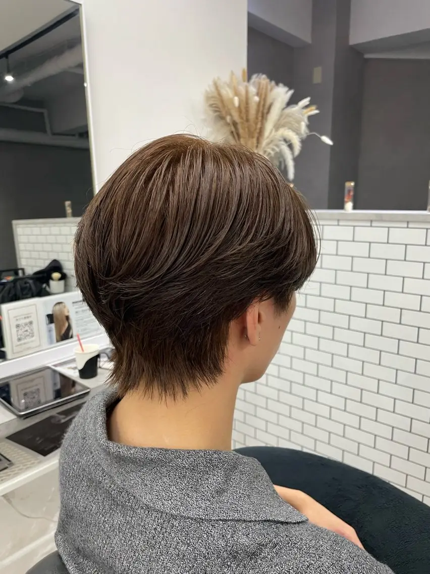 【men'sカット+似合わせ眉WAX+産毛ケア】トータルグルーミングコース (フェード可◎)の写真
