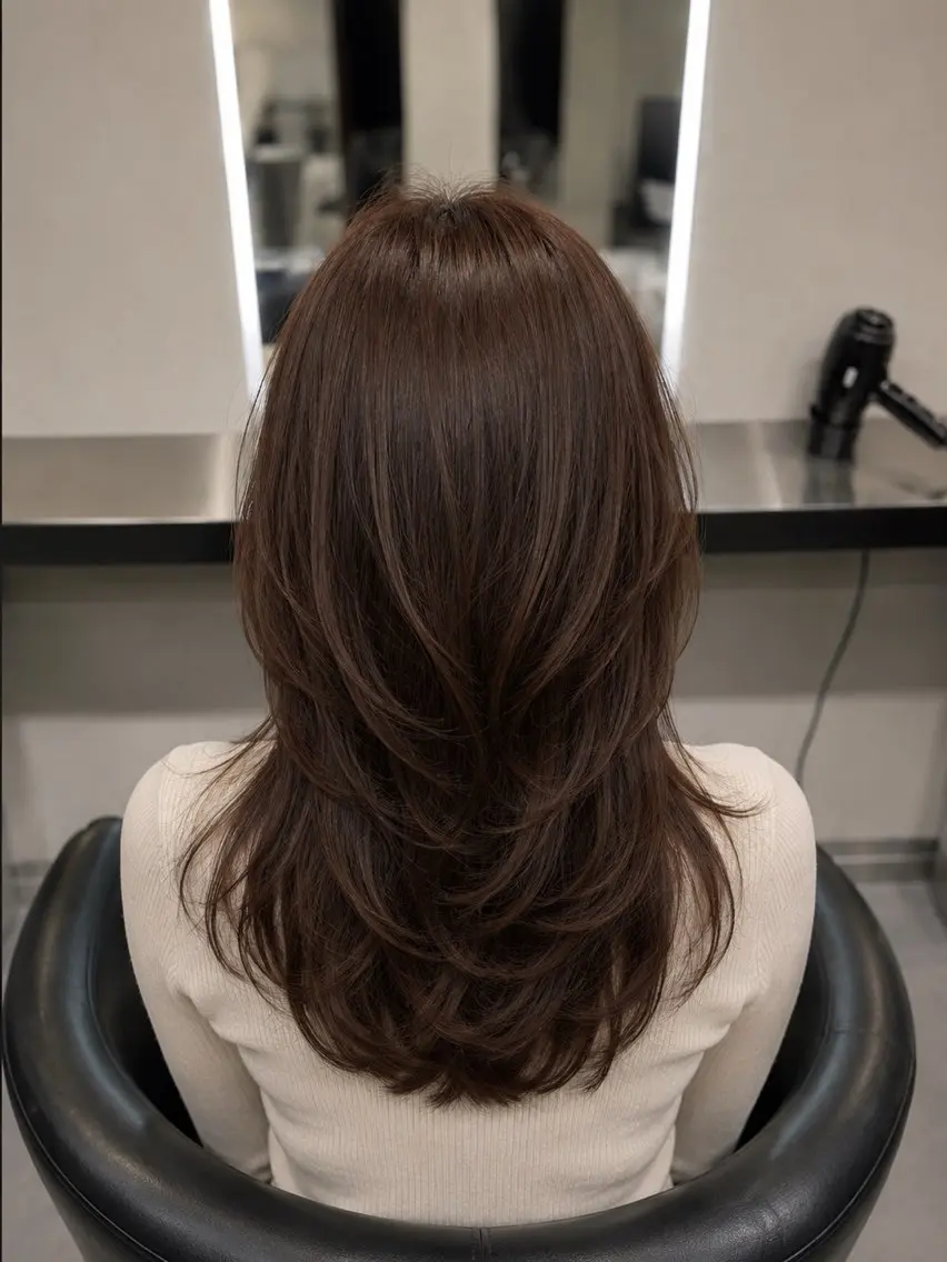ミディアム カラー ブラウンカラー トリートメント 🌈ウルトワ水素 髪質改善naru🌈のヘアスタイル